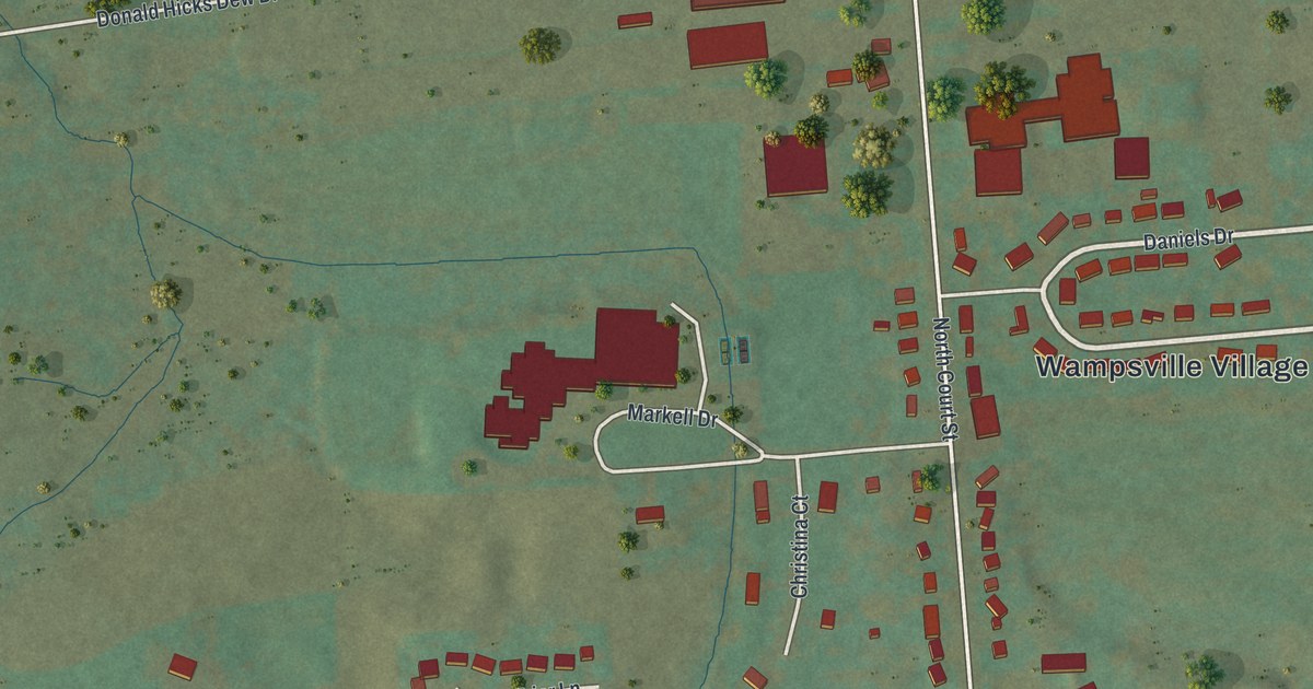 Map of Wampsville, New York in 2026