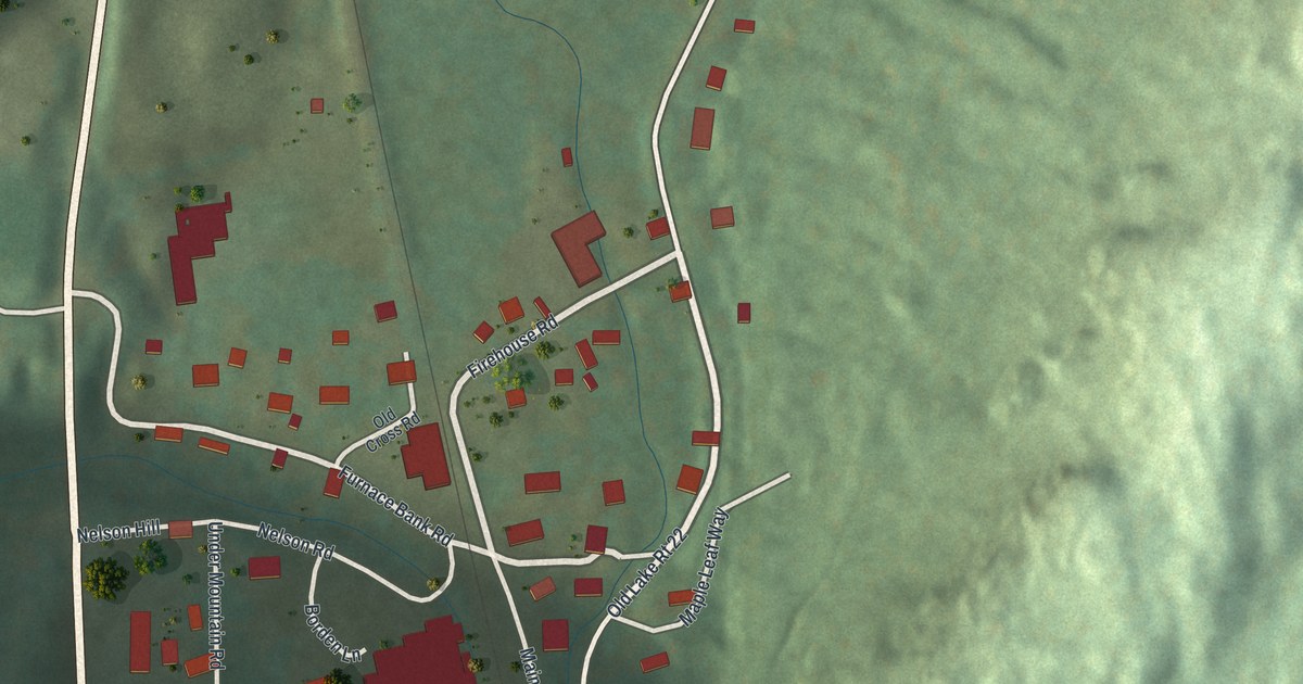 Map of Wassaic, New York in 2026
