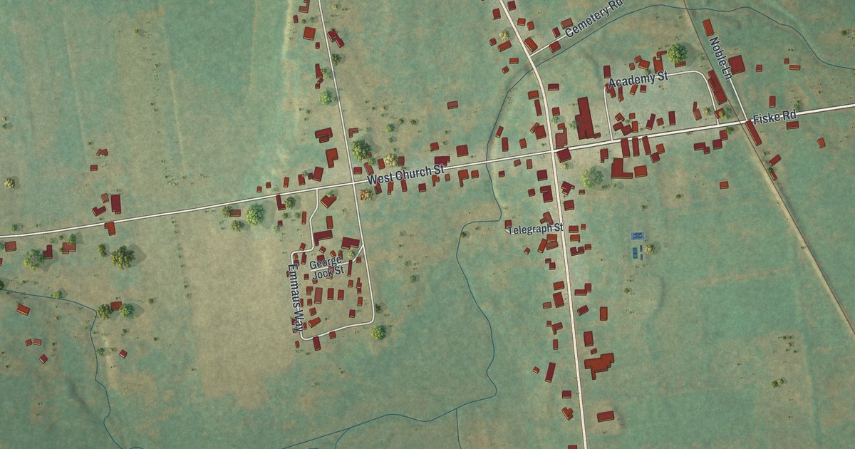 Map of West Chazy, New York in 2026