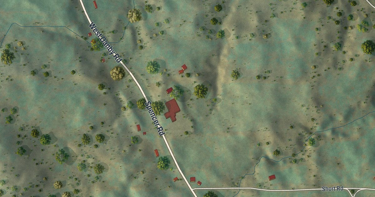 Map of West Danby, New York in 2026