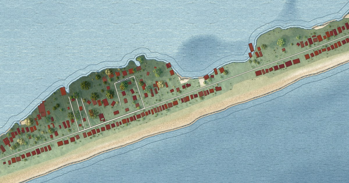 Map of West Hampton Dunes, New York in 2026