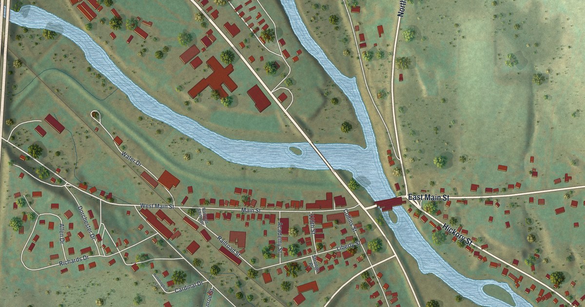 Map of Whitney Point, New York in 2026
