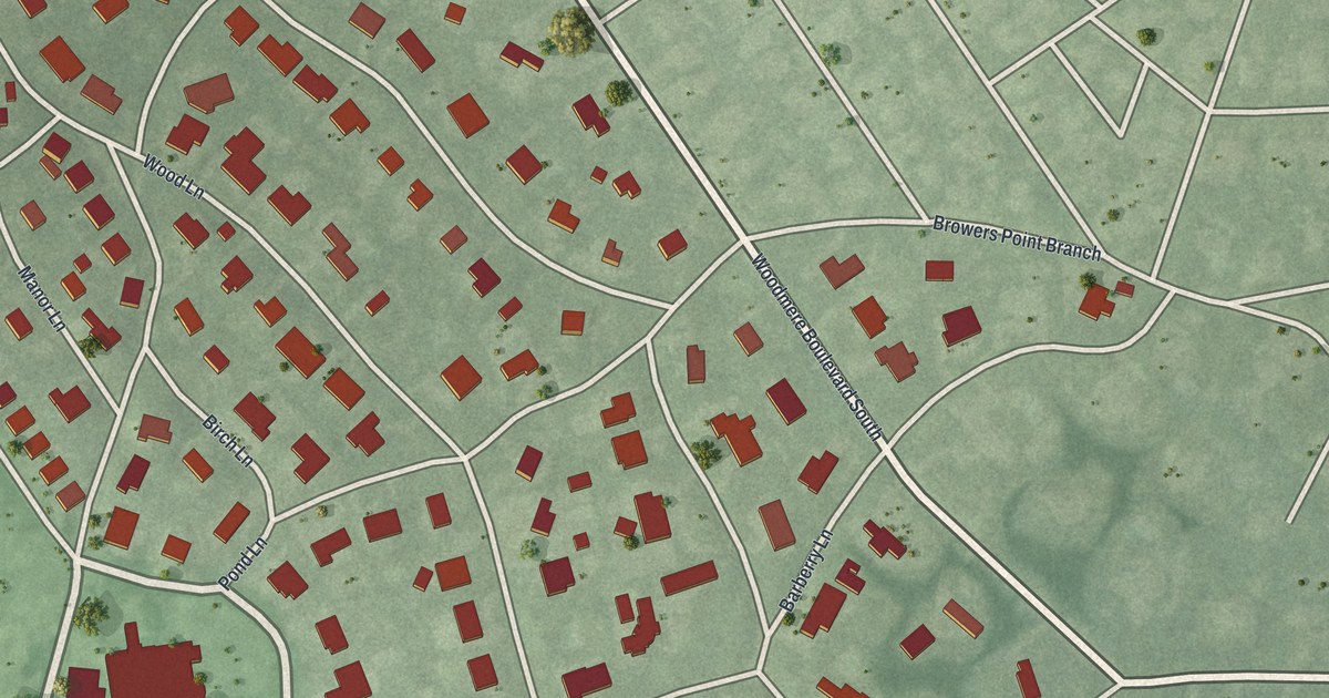 Map of Woodsburgh, New York in 2026