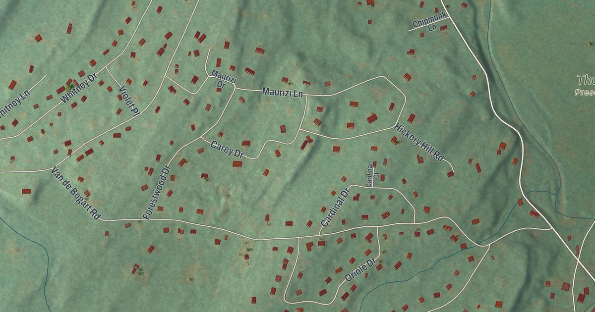 Map of Zena, New York in 2026
