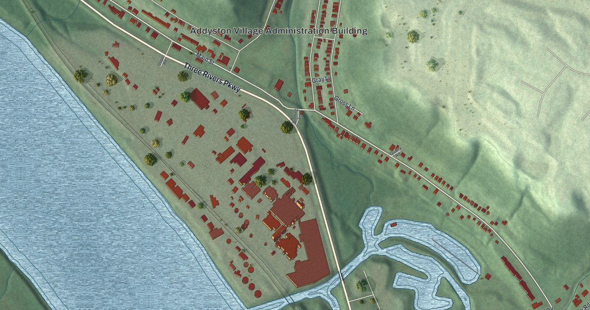 Map of Addyston, Ohio in 2026