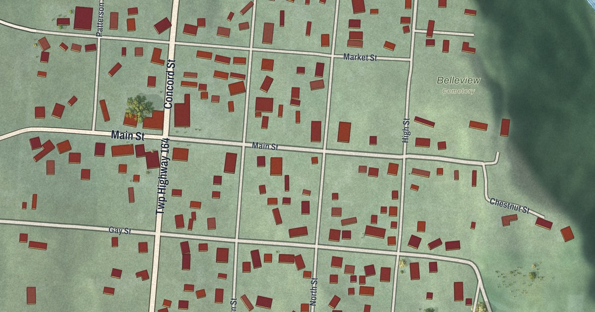 Map of Adelphi, Ohio in 2026