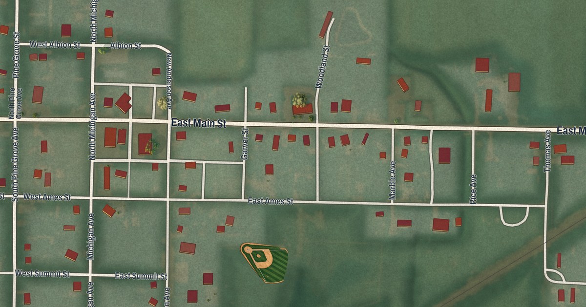 Map of Alvordton, Ohio in 2026