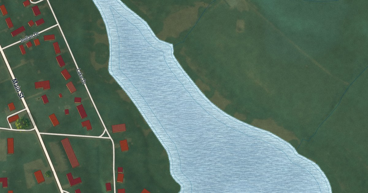 Map of Bailey Lakes, Ohio in 2026
