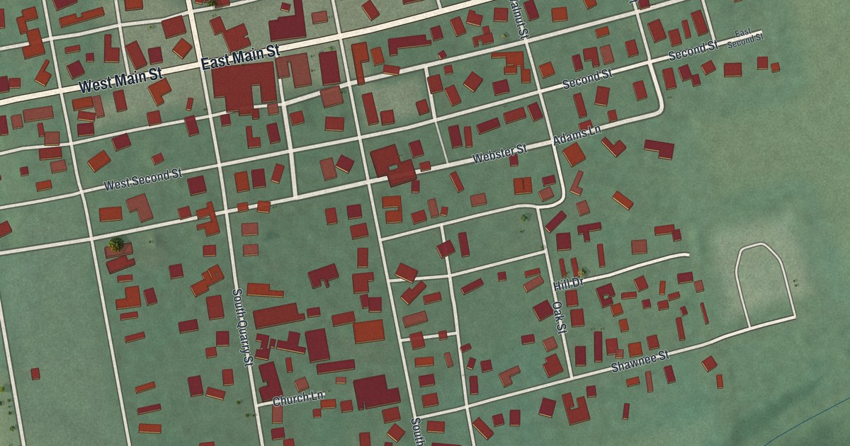 Map of Bainbridge, Ohio in 2026