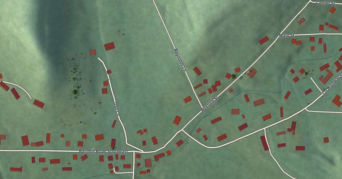Map of Barnhill, Ohio in 2026