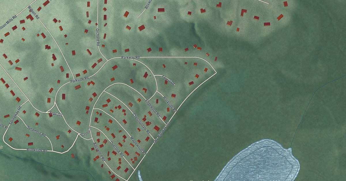 Map of Bass Lake, Ohio in 2026