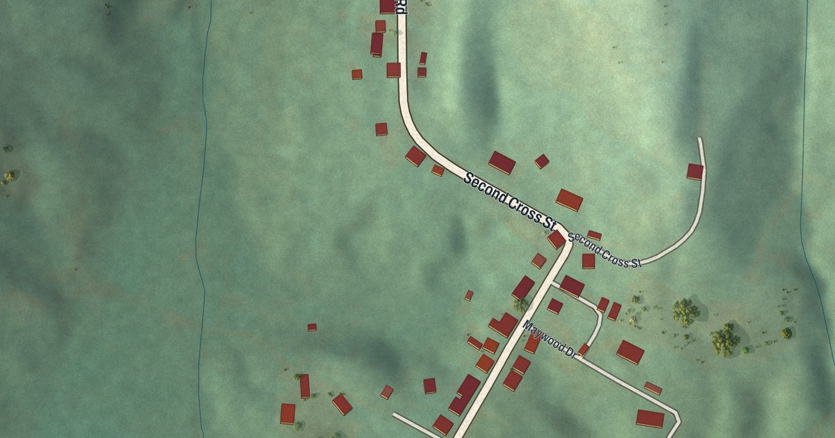 Map of Batesville, Ohio in 2026