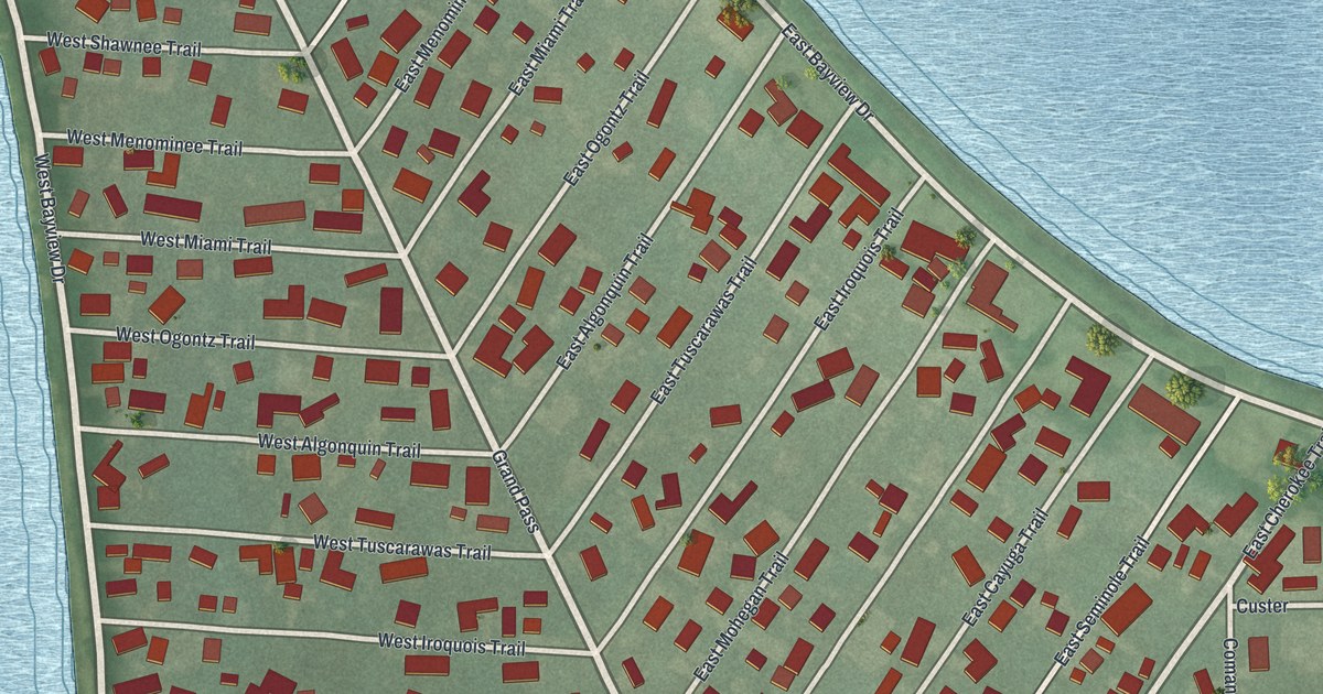 Map of Bay View, Ohio in 2026