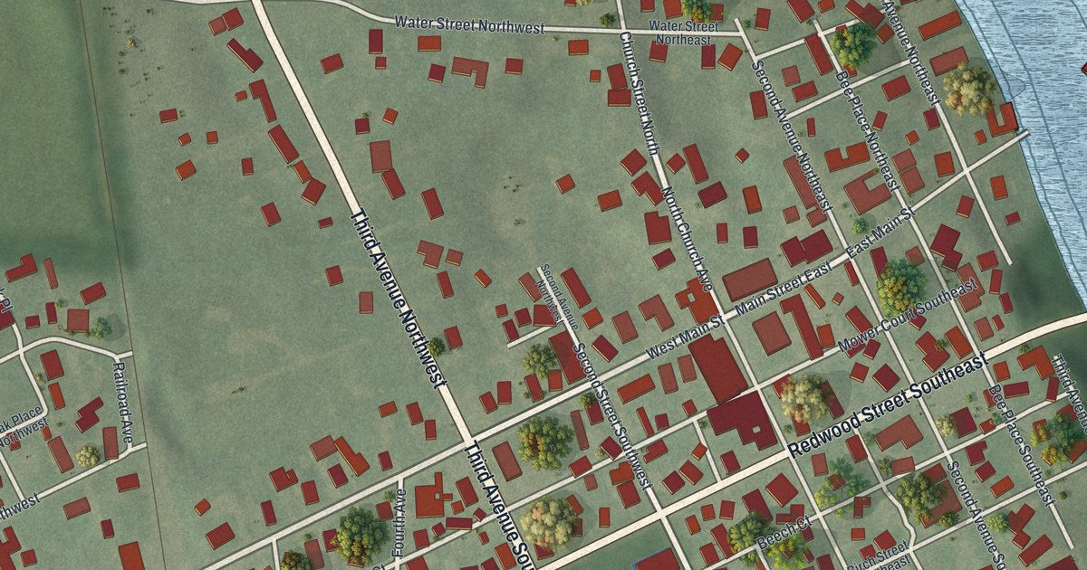 Map of Beach City, Ohio in 2026