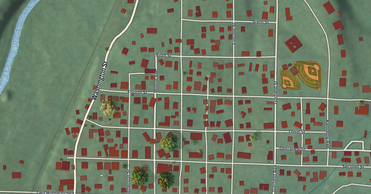 Map of Bergholz, Ohio in 2026