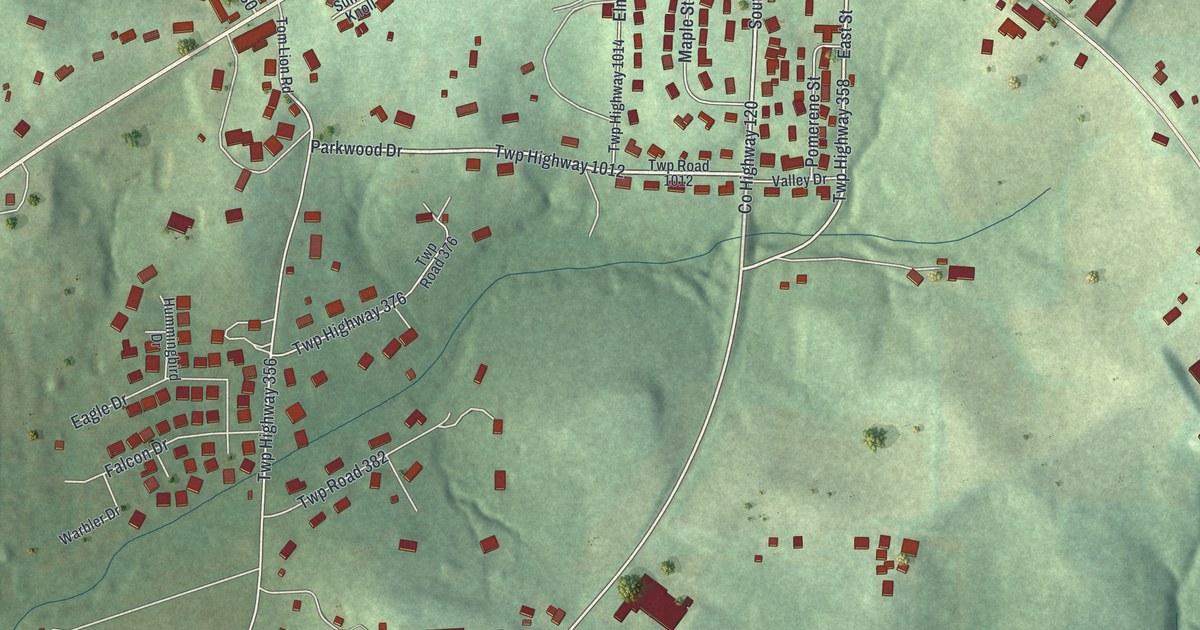 Map of Berlin, Ohio in 2026