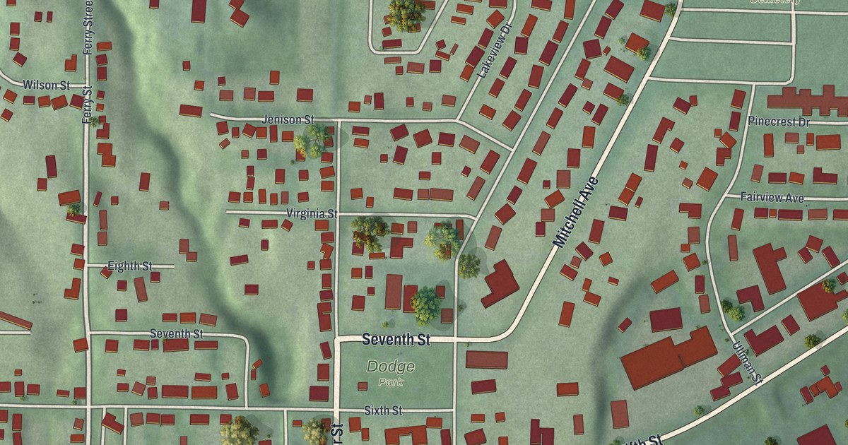 Map of Beverly, Ohio in 2026