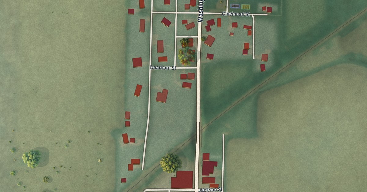 Map of Blakeslee, Ohio in 2026