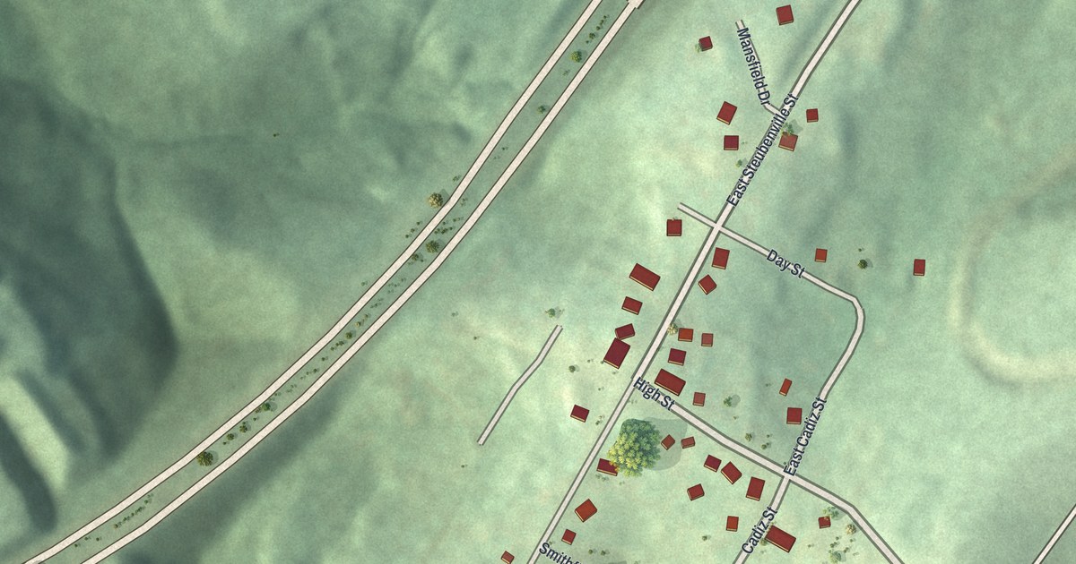 Map of Bloomingdale, Ohio in 2026