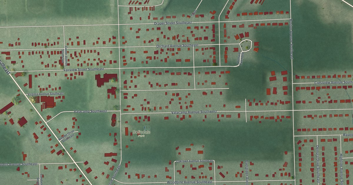 Map of Bolindale, Ohio in 2026