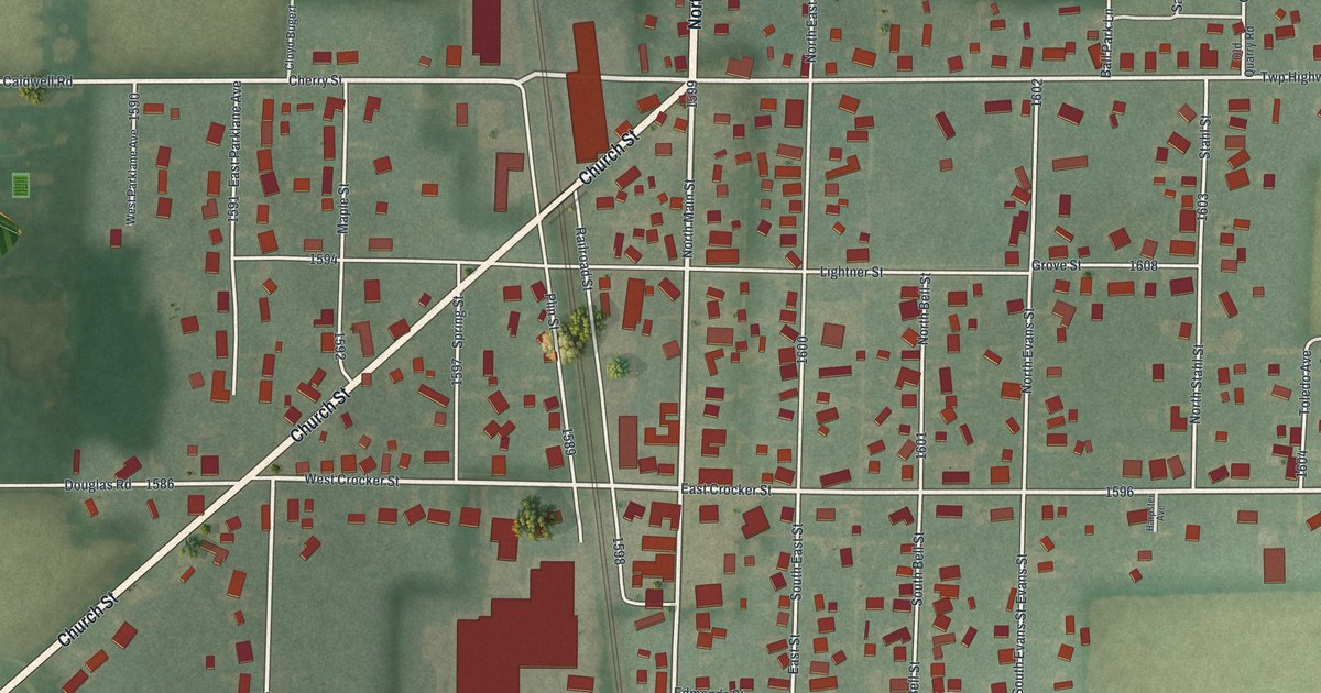 Map of Bradner, Ohio in 2026