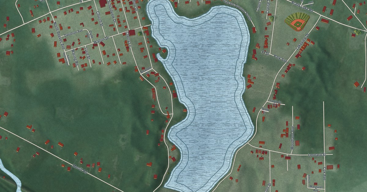 Map of Brady Lake, Ohio in 2026