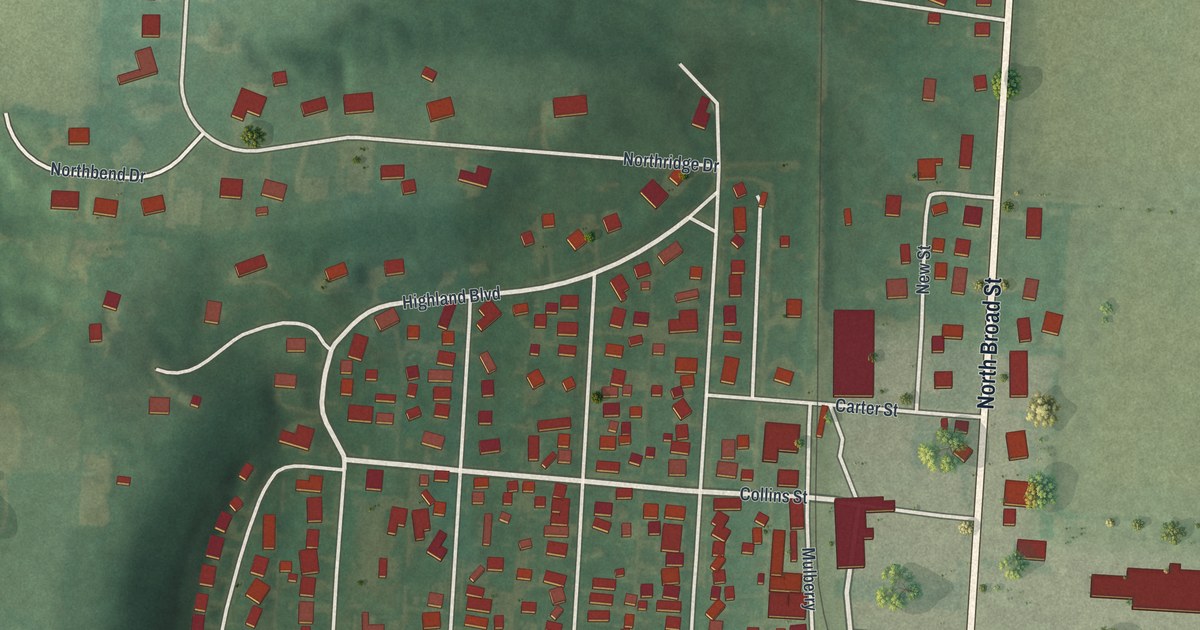 Map of Bremen, Ohio in 2026