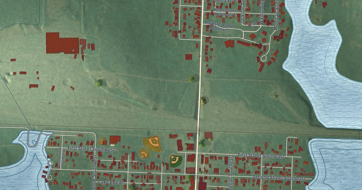 Map of Brewster, Ohio in 2026