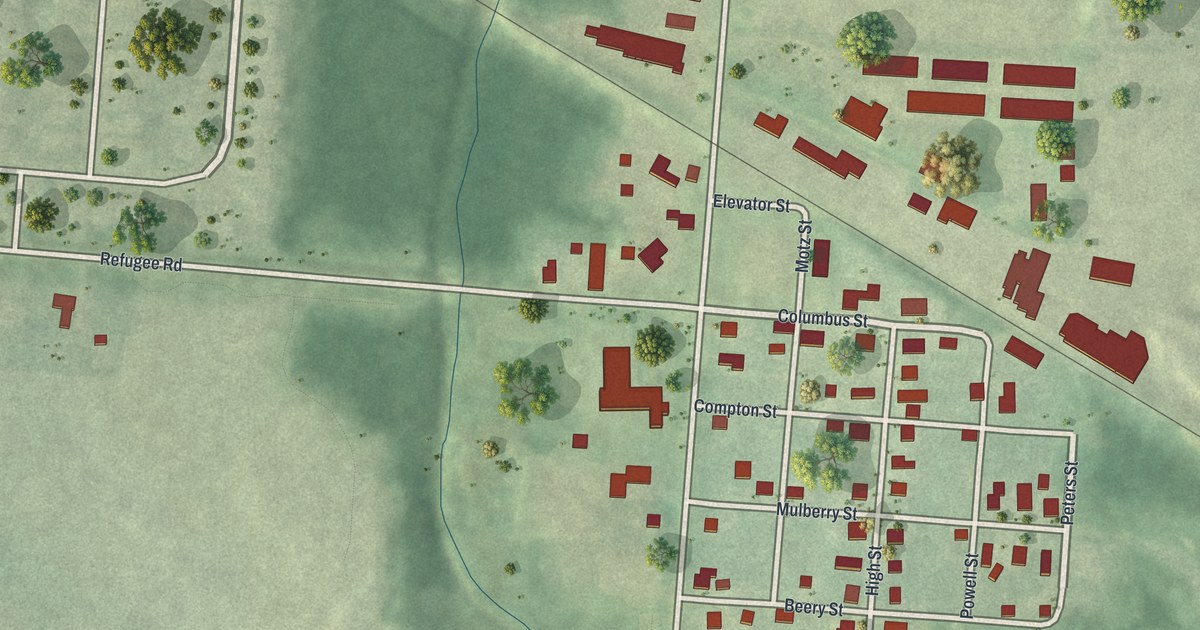 Map of Brice, Ohio in 2026
