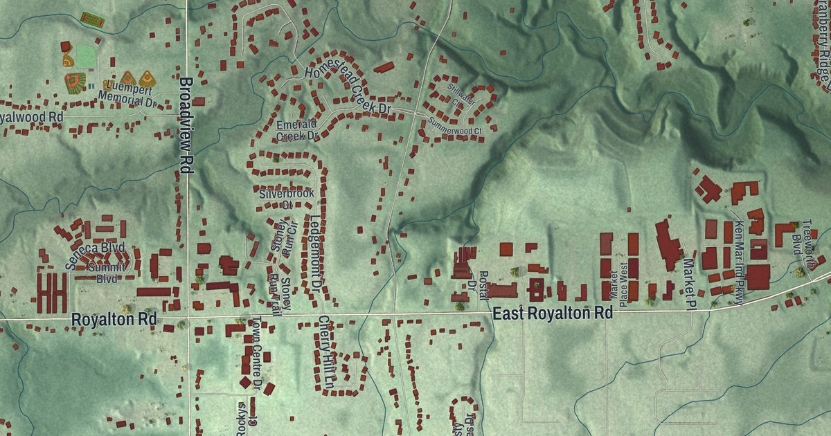 Map of Broadview Heights, Ohio in 2026
