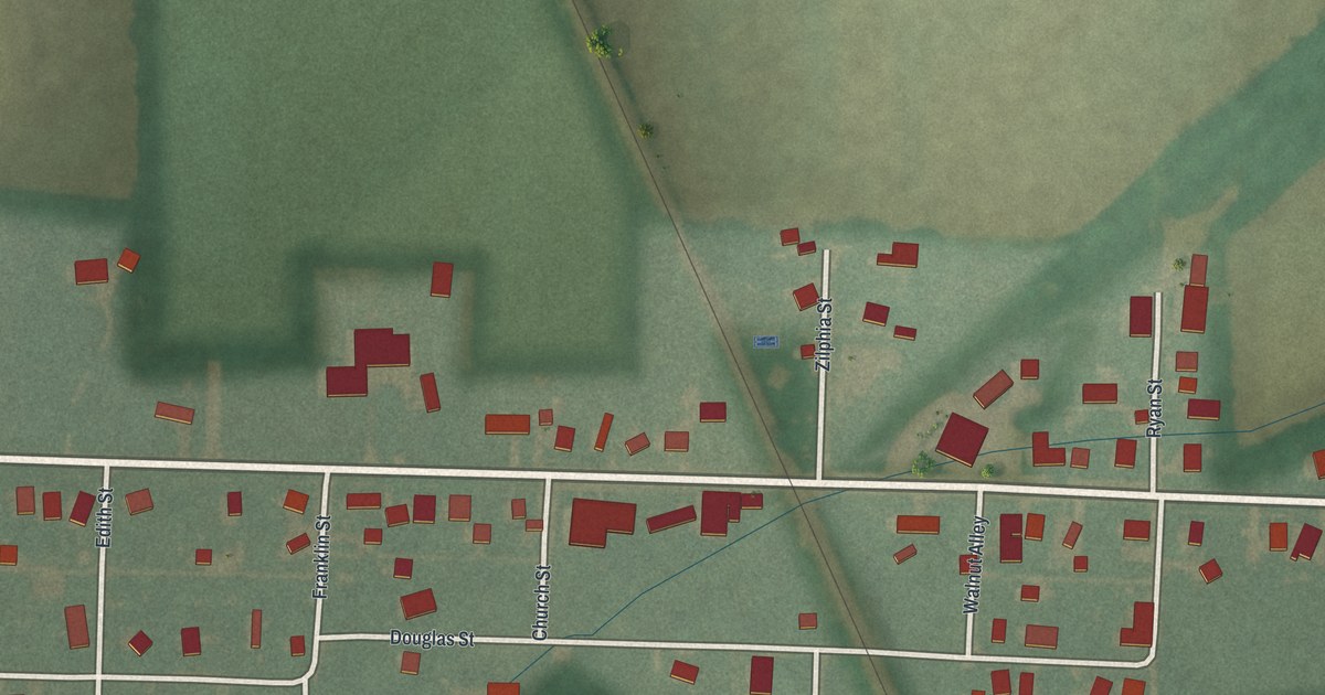 Map of Burgoon, Ohio in 2026
