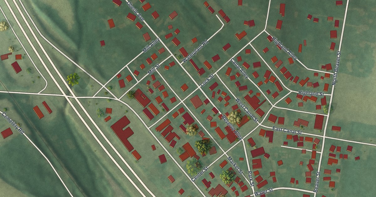 Map of Carroll, Ohio in 2026