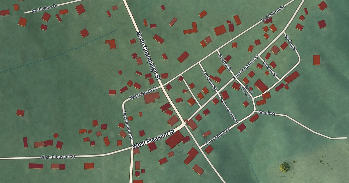 Map of Catawba, Ohio in 2026
