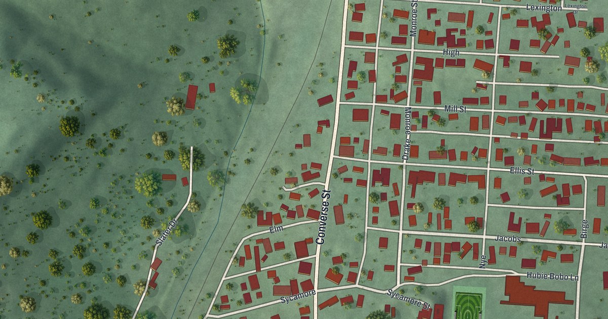 Map of Chauncey, Ohio in 2026