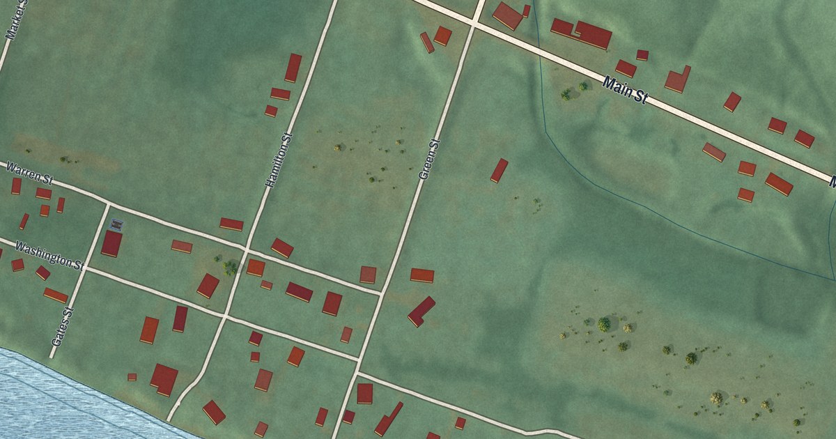 Map of Chilo, Ohio in 2026