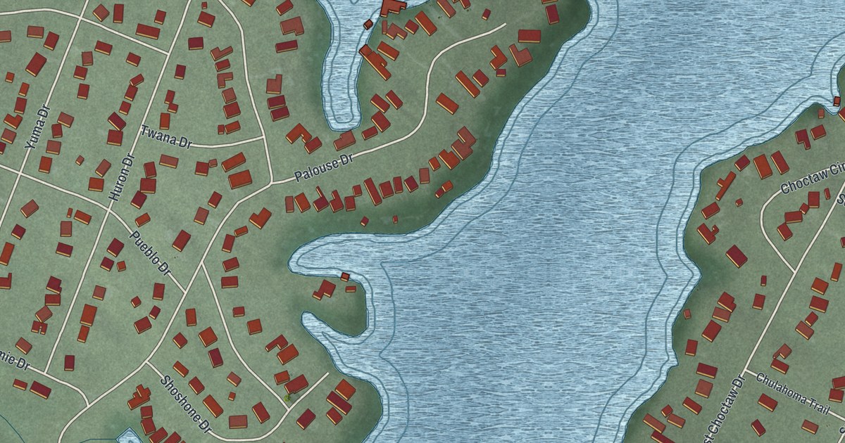 Map of Choctaw Lake, Ohio in 2026