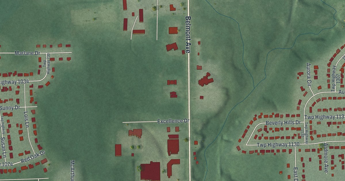 Map of Churchill, Ohio in 2026