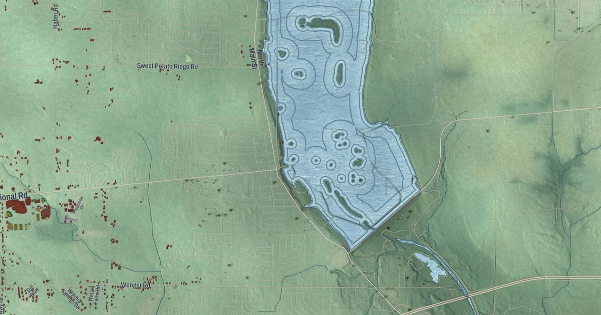 Map of Clayton, Ohio in 2026