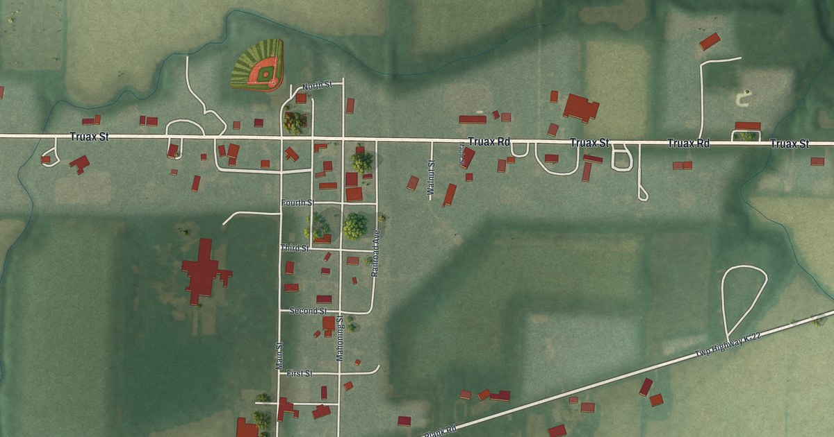 Map of Cloverdale, Ohio in 2026