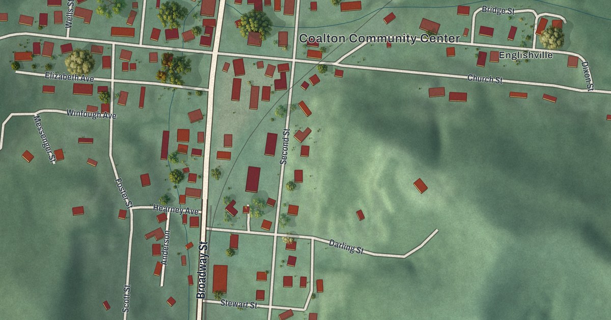 Map of Coalton, Ohio in 2026