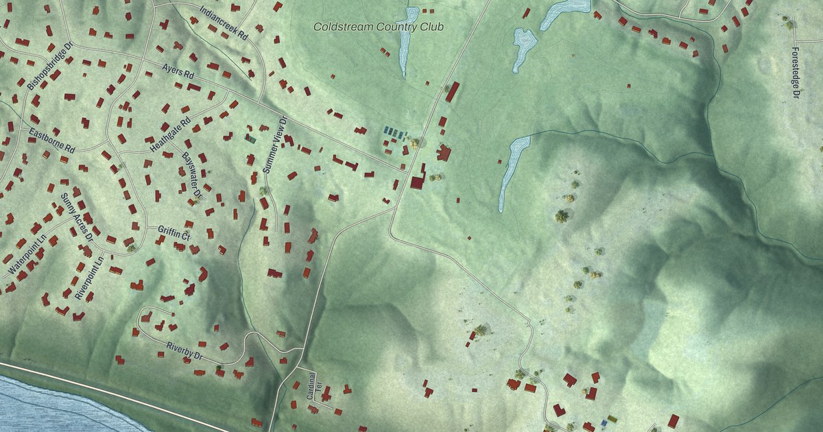 Map of Coldstream, Ohio in 2026