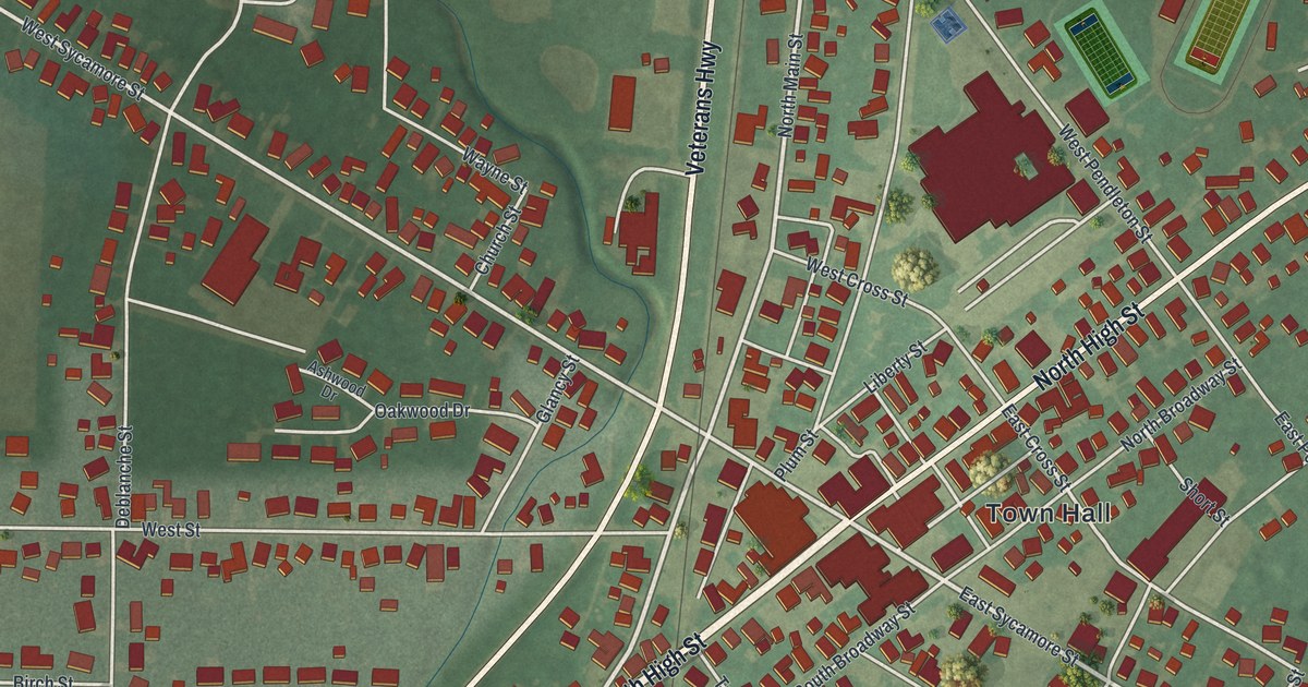 Map of Columbus Grove, Ohio in 2026