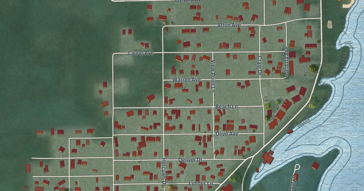 Map of Craig Beach, Ohio in 2026