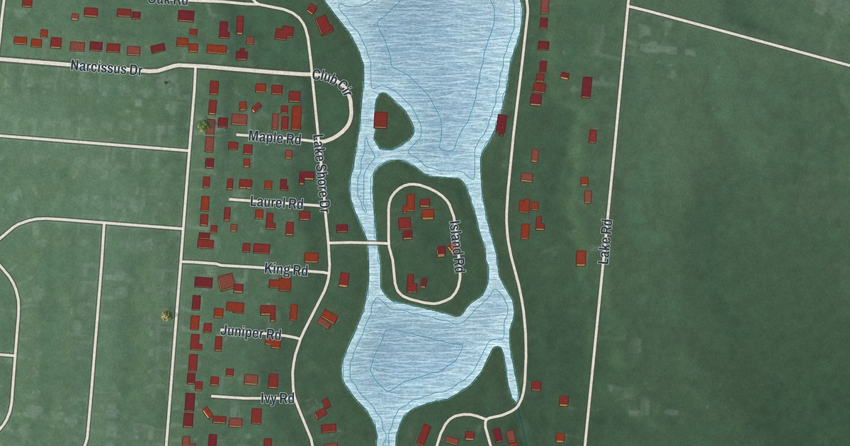 Map of Crystal Lakes, Ohio in 2026