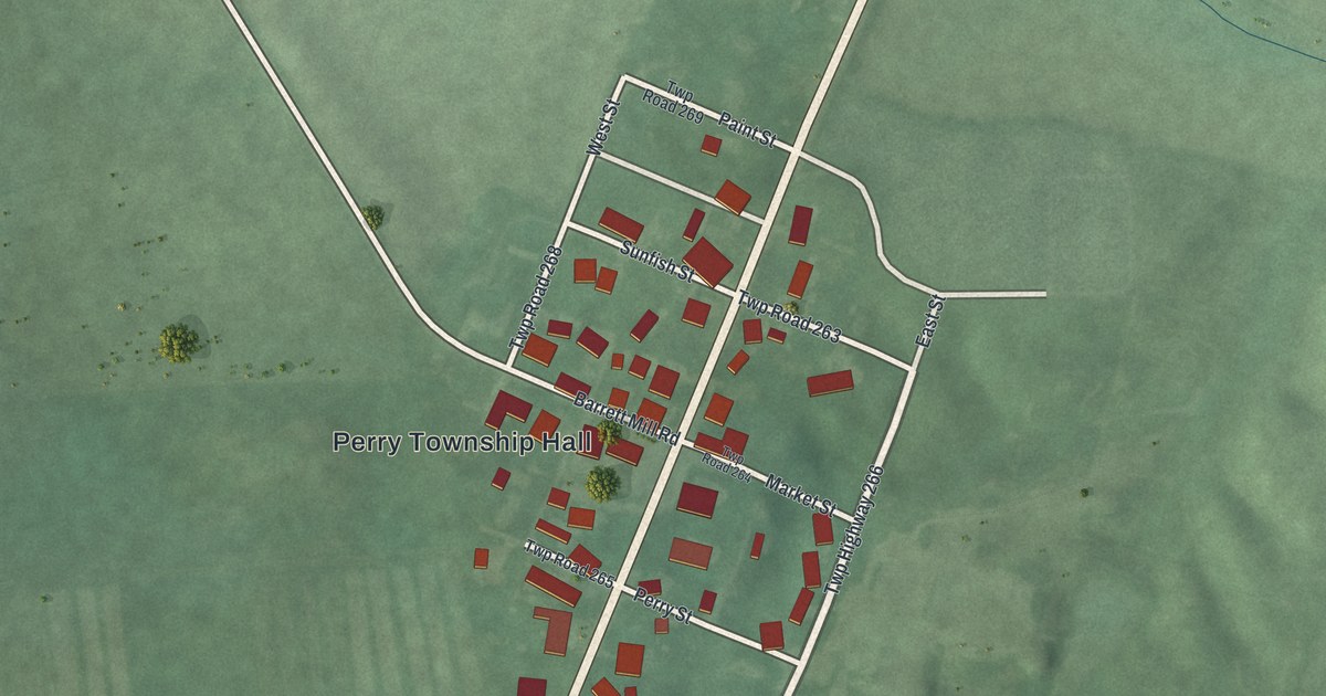 Map of Cynthiana, Ohio in 2026