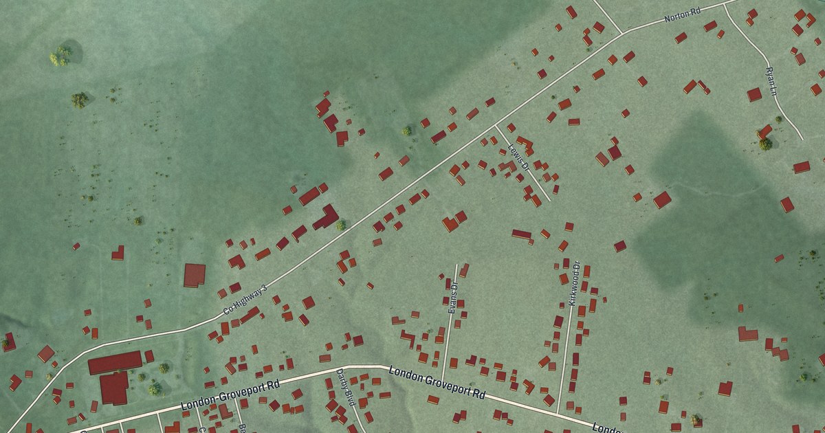 Map of Darbydale, Ohio in 2026