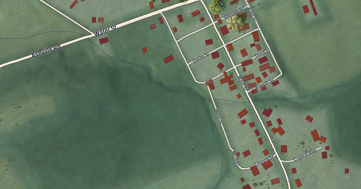 Map of Darbyville, Ohio in 2026