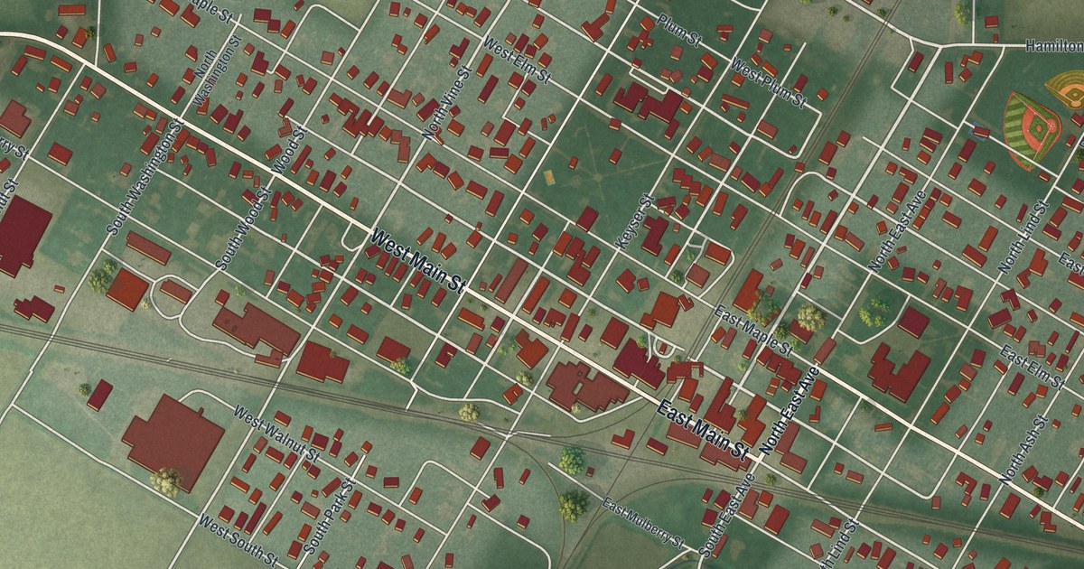 Map of Deshler, Ohio in 2026