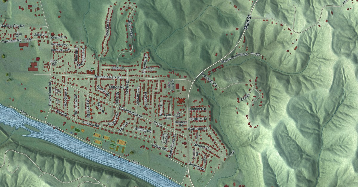 Map of Devola, Ohio in 2026