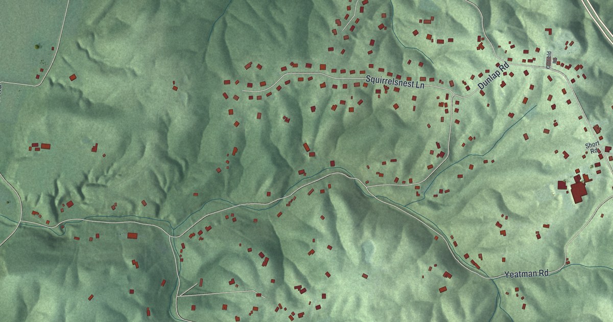 Map of Dunlap, Ohio in 2026